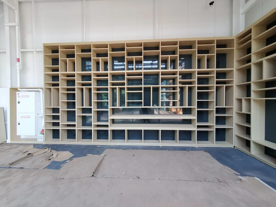Before view of a warehouse joinery installation.